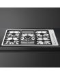 Smeg PGF95-4 87cm Classic Gas Hob, Stainless Steel