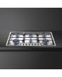 Smeg PGF962 90cm Classic Gas Hob, Stainless Steel