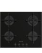 Smeg PV264B 60cm Gas on Glass Hob, Black