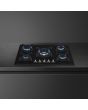 Smeg PV375N 75cm Classic Gas Hob in Black Gas on Glass on Steel