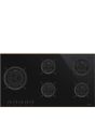 Smeg PV695LCNR 90cm Dolce Stil Novo Gas Hob, Black with Copper Trim
