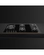 Smeg PV695LCNR 90cm Dolce Stil Novo Gas Hob, Black with Copper Trim