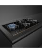 Smeg PV695LCNR 90cm Dolce Stil Novo Gas Hob, Black with Copper Trim