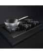 Smeg PV695LCNR 90cm Dolce Stil Novo Gas Hob, Black with Copper Trim