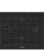 Smeg PX364LMB 60cm Classic Gas Hob, Matte Black