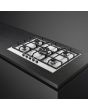Smeg PX375 73cm Classic Gas Hob, Stainless Steel