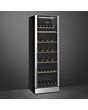 Smeg SCV115GS Freestanding Wine Cooler - Silver Glass