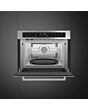 Smeg SF4400MCX1 Compact 45cm Cucina Combi Microwave in Stainless Steel