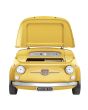 Smeg SMEG500G 50s Retro Style FIAT 500 Refrigerator, Yellow