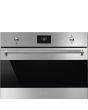 Smeg SO4301M1X 45cm Classic Combi Microwave, Stainless Steel