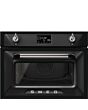 Smeg SO4902M1N 45cm Victoria Combi Microwave, Black