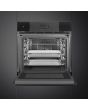 Smeg SO6104APB3 60cm Linea Omnichef Single Oven, Black