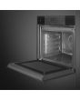 Smeg SO6104APB3 60cm Linea Omnichef Single Oven, Black
