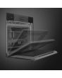 Smeg SOP6102S2PB3 60cm Linea Pyrolytic SteamOne Oven, Black