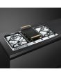 Smeg SRV596GH5 89cm Cucina Gas Hob, Stainless Steel