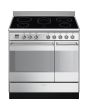 Smeg SUK92CMX9 90cm Concert Electric Range Cooker, Stainless Steel