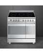 Smeg SUK92CMX9 90cm Concert Electric Range Cooker, Stainless Steel