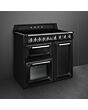 Smeg TR103IBL2 100cm Victoria Electric Range Cooker, Black