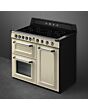 Smeg TR103IP2 100cm Victoria Electric Range Cooker, Cream