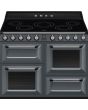 Smeg TR4110IGR2 110cm Victoria Electric Range Cooker, Slate Grey