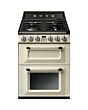 Smeg TR62P 60cm Victoria Dual Fuel Cooker, Cream