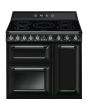 Smeg TR93IBL2 90cm Victoria Electric Range Cooker, Black