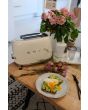 Smeg TSF01CRUK Toaster, Cream