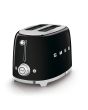 Smeg TSF01BLUK Toaster, Black