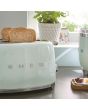 Smeg TSF01PGUK Toaster, Green