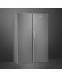 Smeg UKFF18EN2HX 60cm Freestanding No Frost Freezer, Stainless Steel