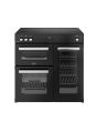 Belling RCA COOKCENTRE 90Ei 90cm Electric Induction Touch Range Cooker - Black