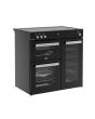 Belling RCA COOKCENTRE 90Ei 90cm Electric Induction Touch Range Cooker - Black