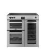 Belling RCA COOKCENTRE 90Ei 90cm Electric Induction Touch Range Cooker - Stainless Steel