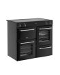 Belling RCA FARMHOUSE 100Ei 100cm Electric Induction Touch Range Cooker - Black