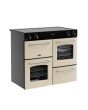 Belling RCA FARMHOUSE 100Ei 100cm Electric Induction Touch Range Cooker - Cream