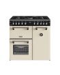 Stoves DX RCA RICH 90DF 90cm Richmond DX Dual Fuel Range Cooker - Cream