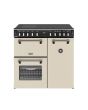 Stoves DX RCA RICH 90Ei RTY 90cm Richmond DX Electric Induction Rotary Range Cooker - Cream