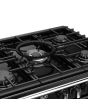 Stoves DX RCA RICH 100DF 100cm Richmond DX Dual Fuel Range Cooker - Black