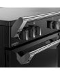 Stoves DX RCA RICH 100Ei ZLS 100cm Richmond DX Electric Induction Zoneless Range Cooker - Black