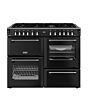 Stoves DX RCA RICH 110DF 110cm Richmond DX Dual Fuel Range Cooker - Black