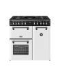 Stoves DX RCA RICH 90DF 90cm Richmond DX Dual Fuel Range Cooker - Ice White