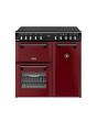 Stoves DX RCA RICH 90Ei RTY 90cm Richmond DX Electric Induction Rotary Range Cooker - Garnet Red