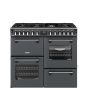 Stoves DX RCA RICH 100DF 100cm Richmond DX Dual Fuel Range Cooker - Anthracite Grey