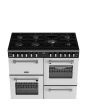 Stoves DX RCA RICH 100DF 100cm Richmond DX Dual Fuel Range Cooker - Ice White