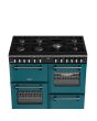 Stoves DX RCA RICH 100DF 100cm Richmond DX Dual Fuel Range Cooker - Deep Marine