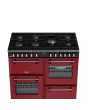 Stoves DX RCA RICH 100DF 100cm Richmond DX Dual Fuel Range Cooker - Garnet Red