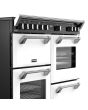 Stoves DX RCA RICH 100Ei RTY 100cm Richmond DX Electric Induction Rotary Range Cooker - Ice White