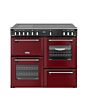 Stoves DX RCA RICH 100Ei RTY 100cm Richmond DX Electric Induction Rotary Range Cooker - Garnet Red
