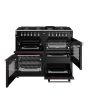 Stoves DX RCA RICH 110DF 110cm Richmond DX Dual Fuel Range Cooker - Garnet Red