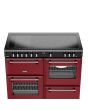 Stoves DX RCA RICH 110Ei RTY 110cm Richmond DX Electric Induction Rotary Range Cooker - Garnet Red